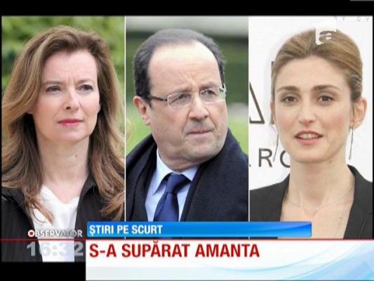 Amanta lui Francois Hollande s-a supărat pe presă