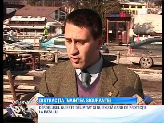 Pârtia de sănii din Poiana Braşov este un pericol pentru turişti