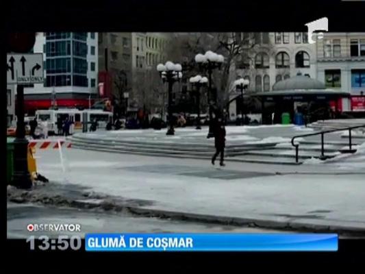 Glumă de coşmar pe o alee din New York