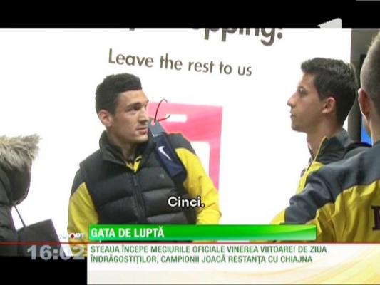 Steliştii s-au întors fără chef de vorbă din Spania