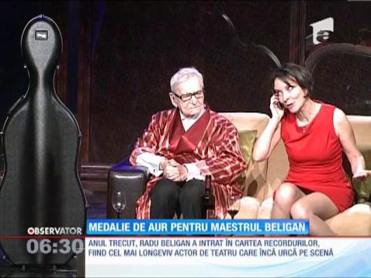 Maestrul Radu Beligan a ţinut aseară "Lecţia de violoncel"