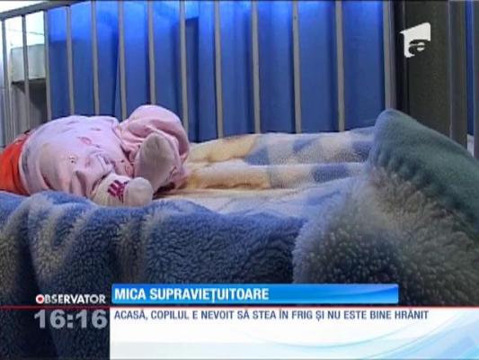 Un bebeluş din Piteşti a supravieţuit miraculos în condiţii inumane