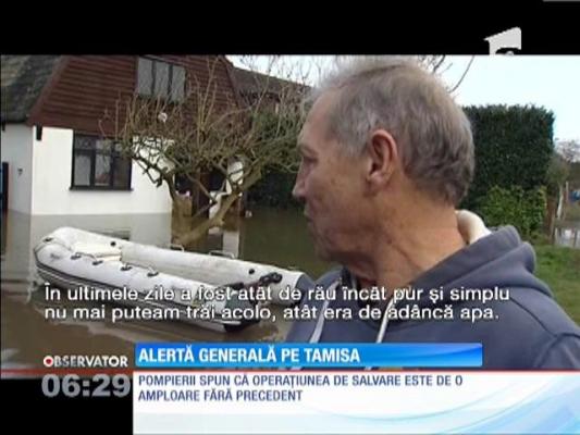 Londra, ameninţată de apele Tamisei