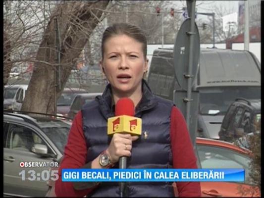 Gigi Becali, piedici în calea eliberării