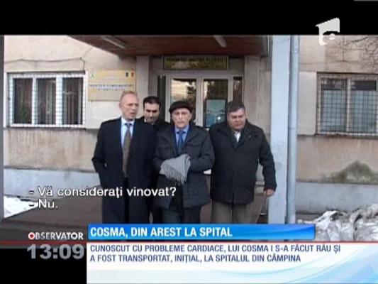 Preşedintele Consiliului Judeţean Prahova, Mircea Cosma, la spital după reţinere