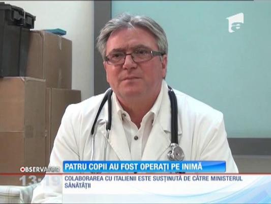Patru copii au fost operaţi de inimă!