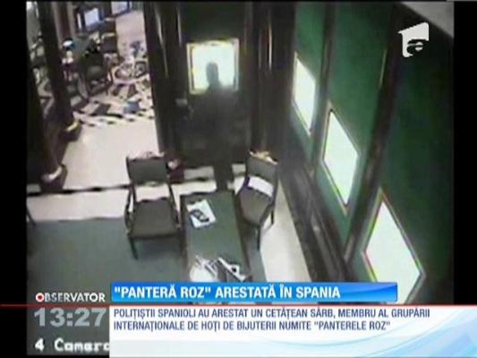 "Pantera Roz" arestată în Spania