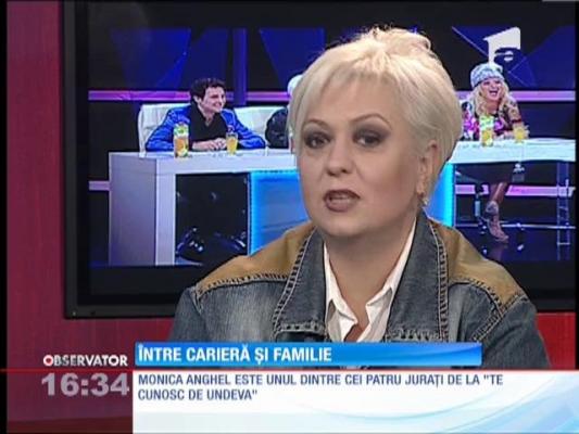 Monica Anghel, între carieră si familie