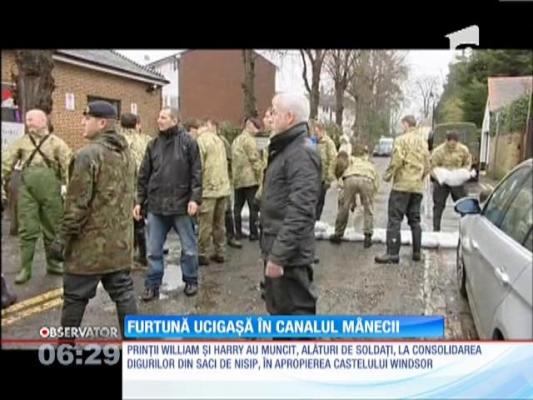 O furtună deosebit de puternică s-a dezlănţuit în Canalul Mânecii