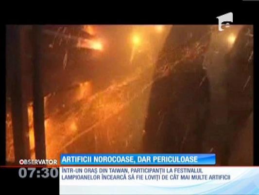 Festivalul Lampioanelor face victime într-un oraş din Taiwan