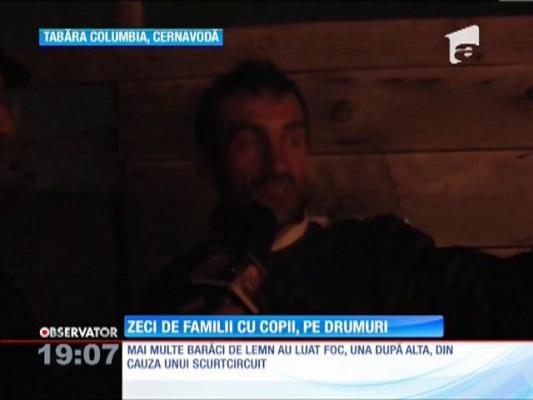 Un incendiu devastator a lăsat pe drumuri zeci de familii din Cernavodă