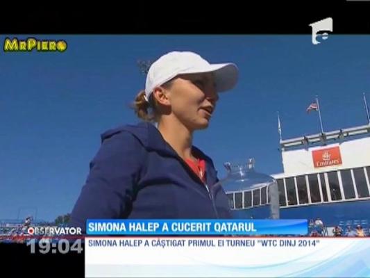 Simona Halep a câştigat turneul de la Doha şi a obţinut cel mai important succes al carierei!
