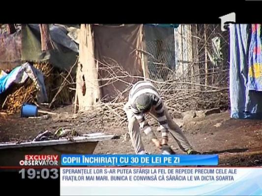 COPII NU SUNT DE VÂNZARE / Copii închiriaţi pentru 30 de lei pe zi!