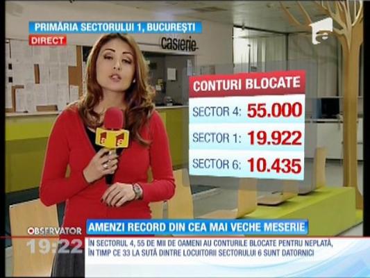 Record! O şoferiţă "a strâns" 100.000 de euro datorie într-un singur an, din amenzi neplătite