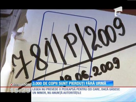 Legea nu-i protejează pe copiii dispăruţi