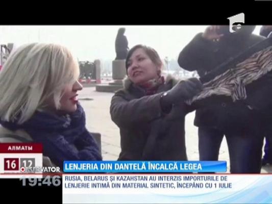 Lenjeria intimă din dantelă încalcă legea în Kazahstan