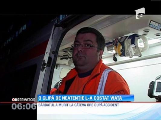 Un bărbat şi-a pierdut viaţa pe o şosea din Caraş Severin