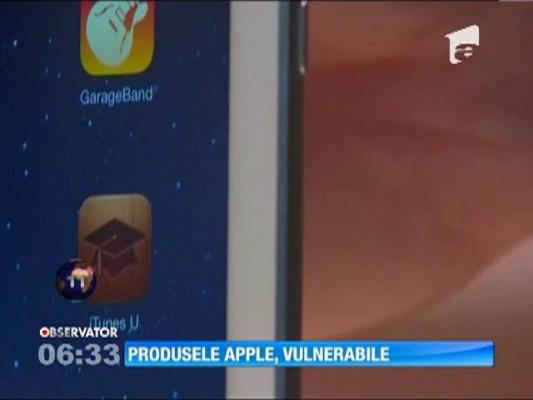Produsele Apple, vulnerabile atacurilor cibernetice