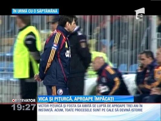 Vica Blochina şi Victor Piţurcă, aproape împăcaţi