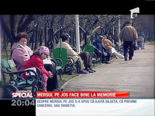 Special! Plimbările în ritm alert ne menţin creierul tânăr