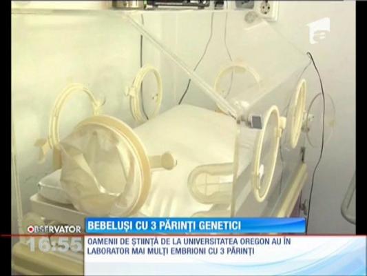 Copiii viitorului ar putea avea trei părinţi!