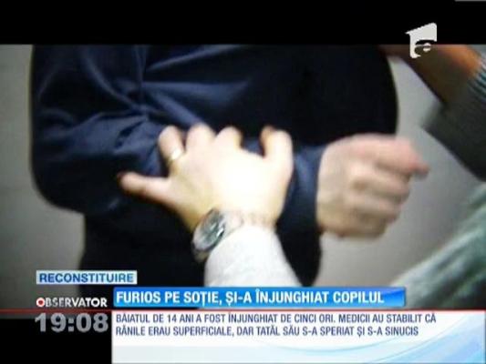UPDATE! Şi-a înjunghiat fiul şi s-a sinucis