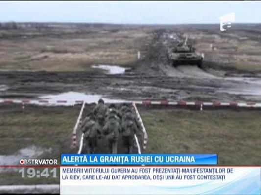 Alertă la graniţa Rusiei cu Ucraina