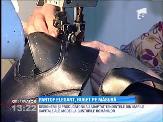 Pantof elegant, buget pe măsură