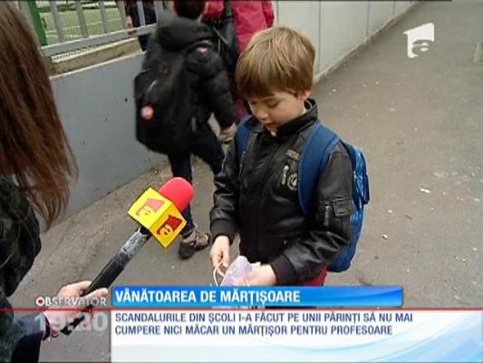 Inspectorii au început vânătoarea de mărţişoare în şcoli