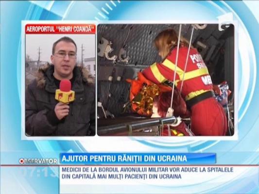 UPDATE! 11 dintre răniţii din Ucraina au ajuns la Bucureşti