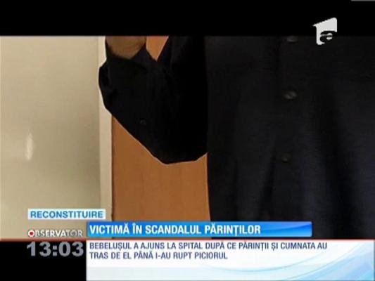 Un bebeluş a devenit victimă în scandalul părinţilor