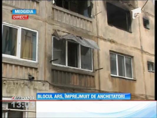 Medgidia: 12 răniţi după o explozie într-un bloc