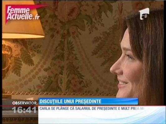 Carla Bruni, motiv de bârfă printre francezi