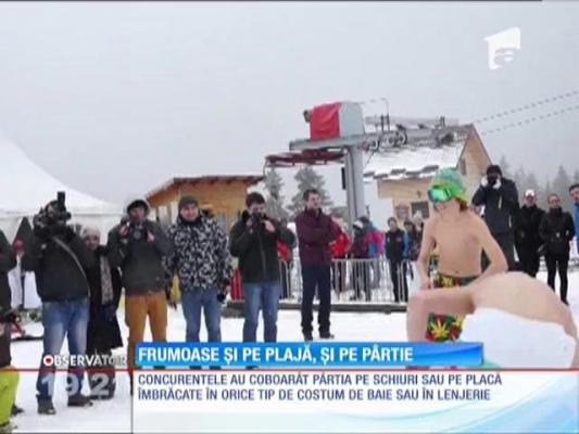 Concurs sexy pe pârtie