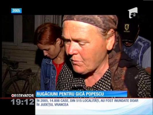Sinistraţii din Vadu Roşca se solidarizează pentru eliberarea lui Gică Popescu