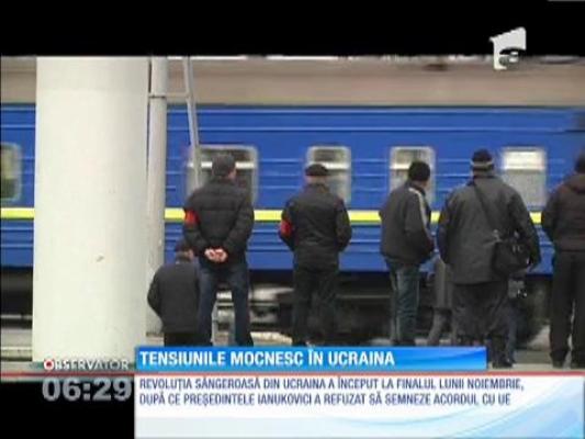 Tensiunile mocnesc în Ucraina