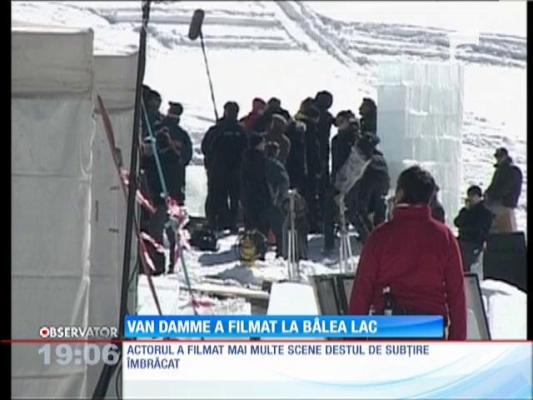 Van Damme filmează la Bâlea Lac! Actorul a lăudat România