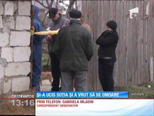 Un bărbat şi-a ucis soţia şi a vrut să se omoare