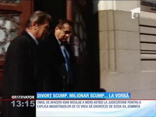 Miliardarul Ioan Niculae a explicat de ce vrea să se despartă de soţia lui
