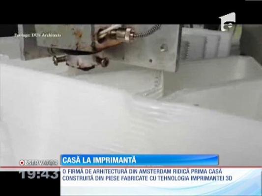 Casa făcută la imprimantă 3D