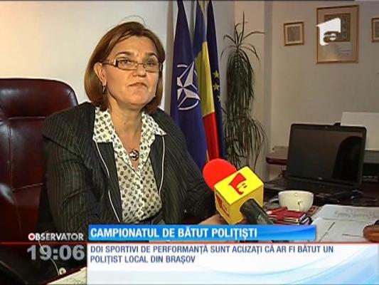 Sportivi din lotul naţional de lupte greco-romane, acuzaţi că au bătut un poliţist