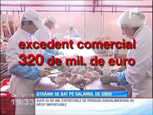 Salamul de Sibiu, muşchiul afumat şi slănina românească sunt la mare căutare peste graniţă