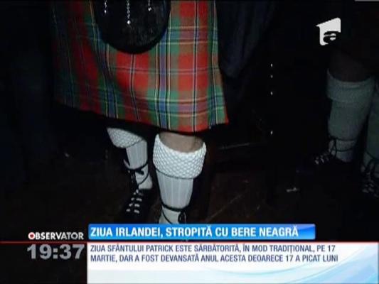 Ziua Irlandei, stropită cu bere neagră