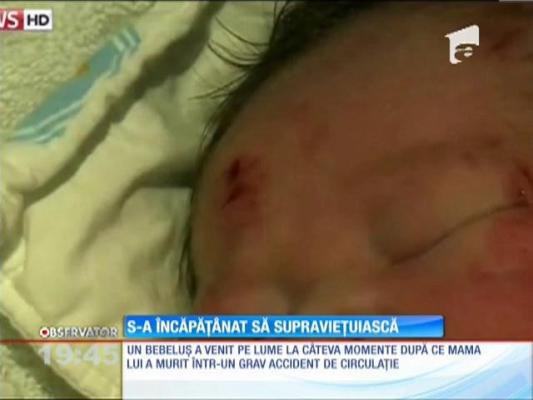 A venit pe lume imediat după ce mama lui a fost implicată într-un grav accident