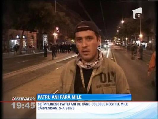 Patru ani de la moartea lui Mile Cărpenişan