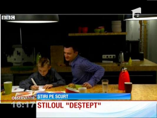 Stilou care vibrează când detectează o greşeală de scriere sau una gramaticală