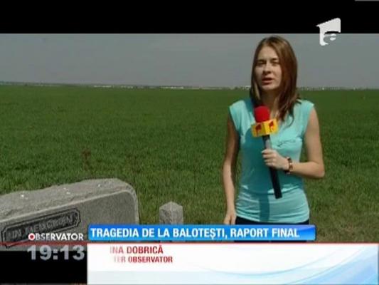 Tragedia aviatică de la Baloteşti, raport final