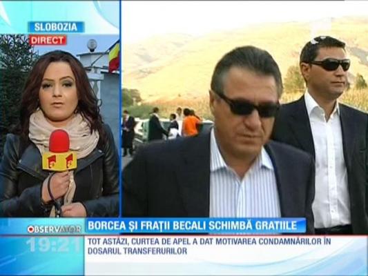 Cristi Borcea şi fraţii Becali, transferați la Slobozia