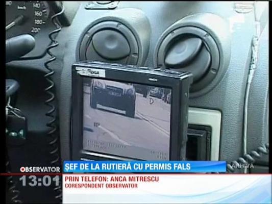 Şef de la Rutieră prins cu permis fals