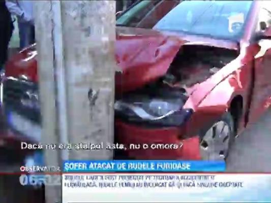 Un șofer beat, la un pas să fie linșat de rudele unei florărese accidentate
